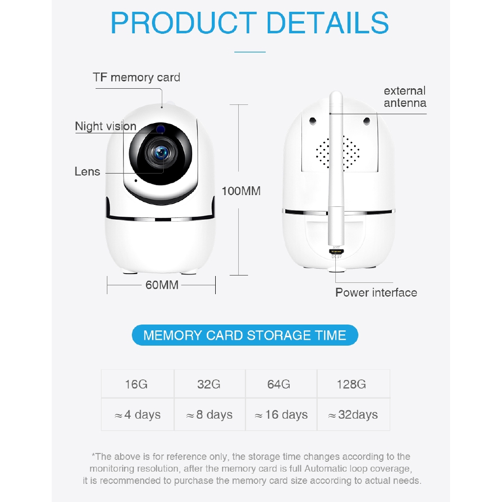 Camera An Ninh Ycc365 1080p Có Thể Kết Nối Wifi