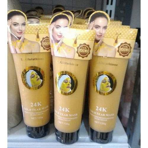 mặt nạ gel lột trắng da dát vàng 24k Hàn Quốc_Gold Mask L_Glutathione