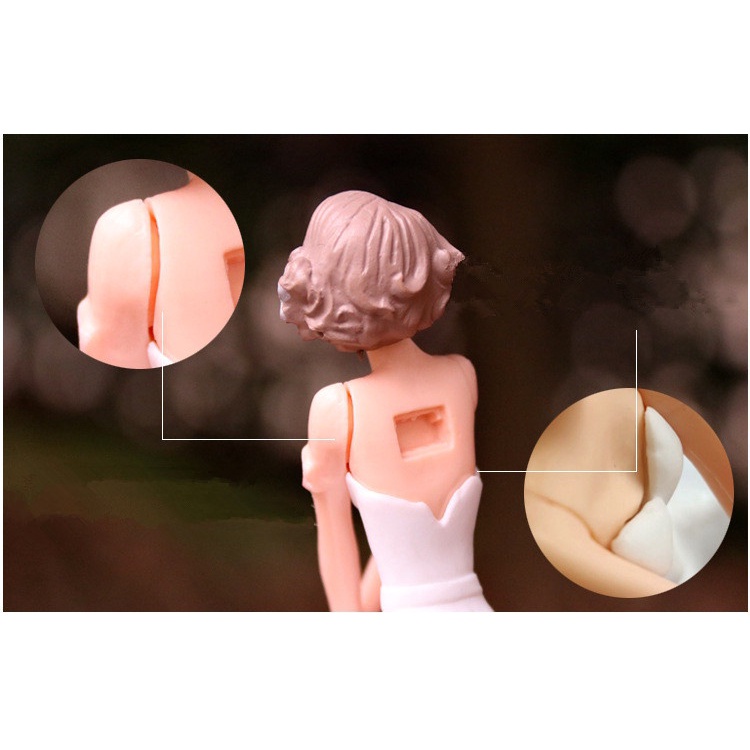 Set 3 Mô Hình Đồ Chơi Nàng Tiên Có Cánh Bay Dùng Trang Trí Bánh Kem