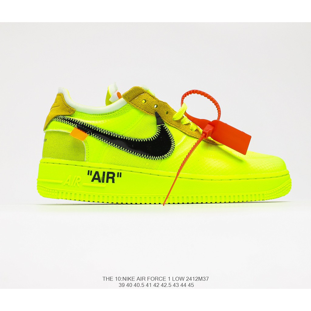 Order 1-2 Tuần + Freeship Giày Outlet Store Sneaker _Nike OFF-WHITE x Air Force 1 OW MSP: 2412M375 gaubeaostore.shop