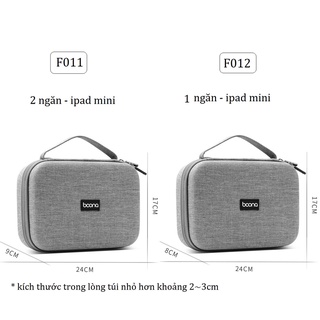 Túi đựng phụ kiện công nghệ, máy tính bảng ipad, đồ trang điểm, mỹ phẩm BAONA  F011 F029 phom cứng cáp chống sốc cực tốt