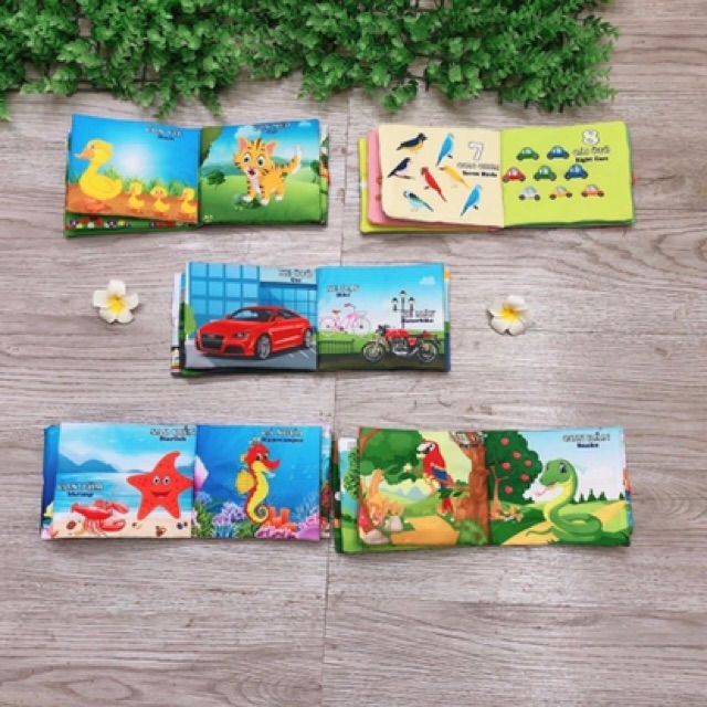 Đồ Chơi Sách Vải Cho Bé