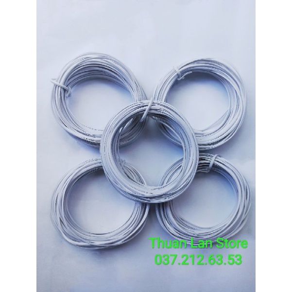 Cuộn 10m Dây Kẽm Bọc Nhựa Mềm Dẻo Cột Lan, Cây Cảnh