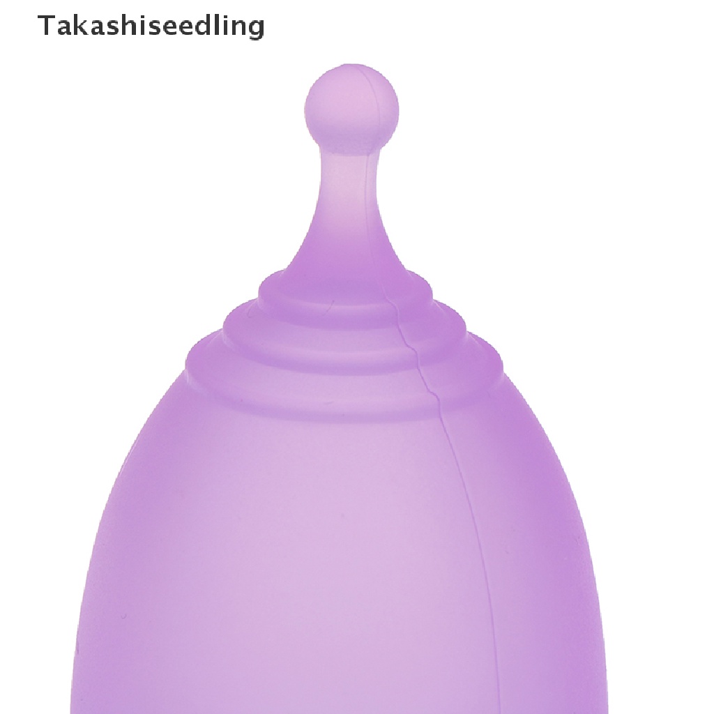 (Takashiseedling) Cốc Nguyệt San Bằng Silicon Mềm Cấp Y Tế Tái Sử Dụng Được Cho Nữ