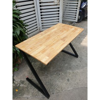 Bàn game chữ Z khung sắt - Kích thước 1m