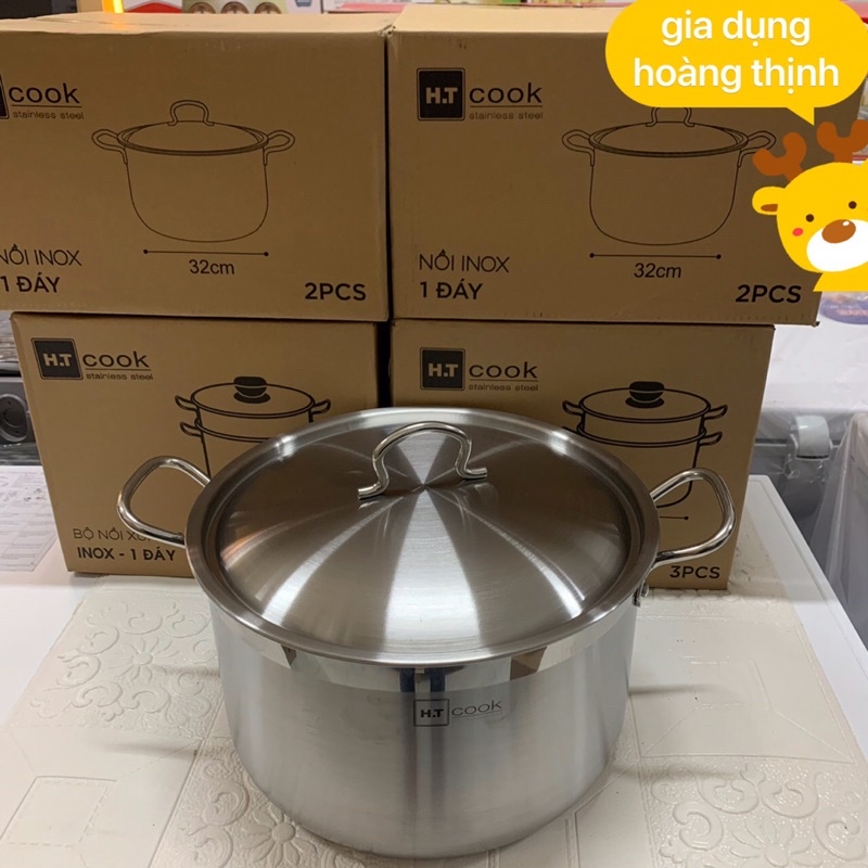 NỒI LUỘC GÀ SUNHOUSE SH28LG,HT COOK size 32 hàng chính hãng