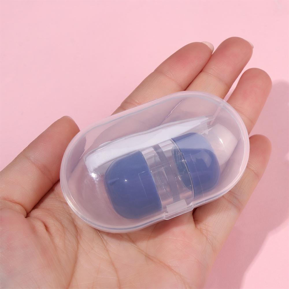 LAYOR1 Hộp Đựng Kính Áp Tròng Họa Tiết Hoạt Hình Dễ Thương Giá Đỡ