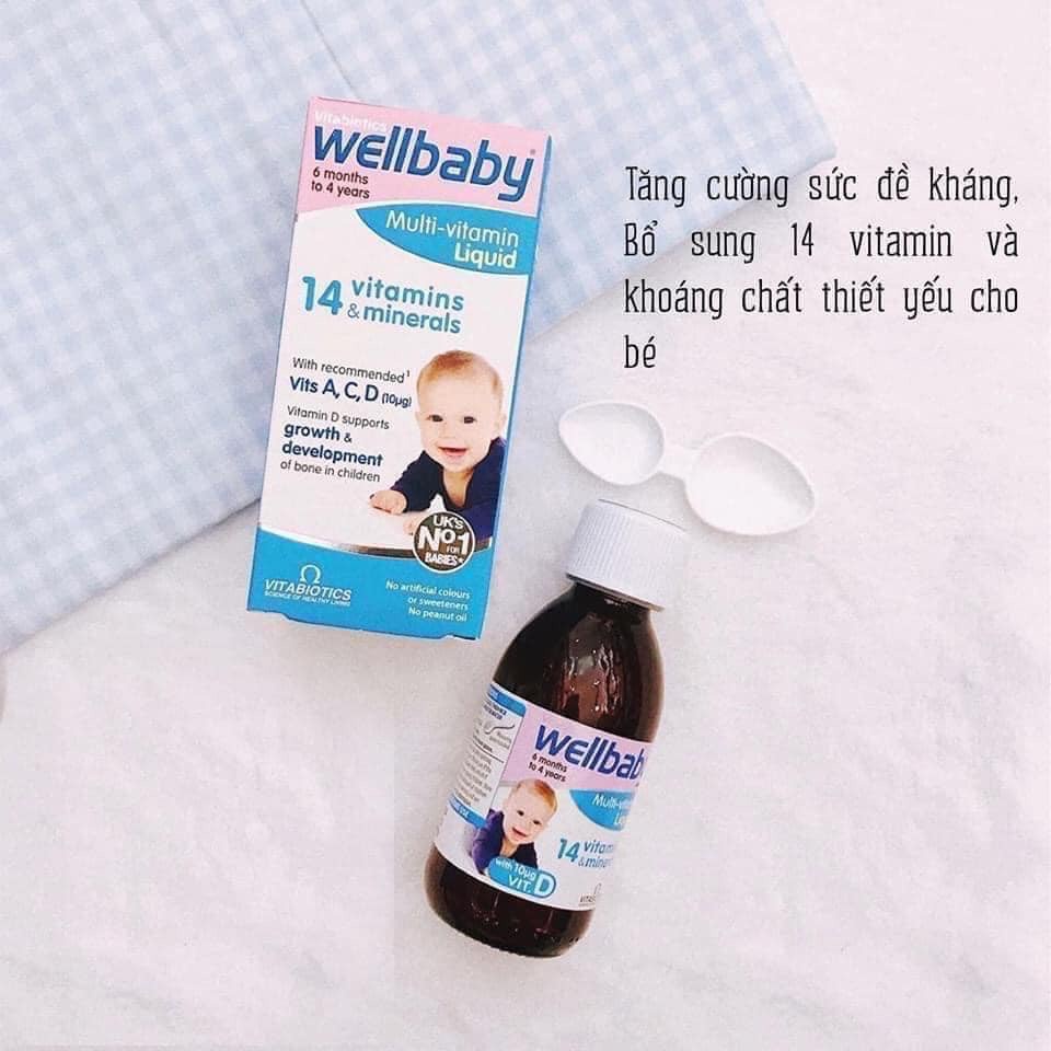 Vitamin Tổng Hợp Wellbaby Anh cho bé 150ml