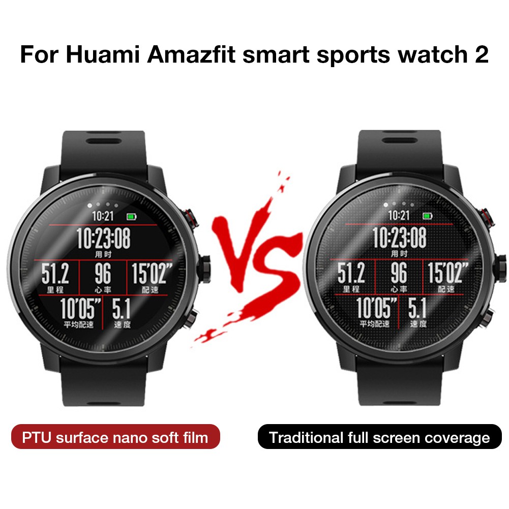 Miếng Dán Cường Lực 3d Cho Đồng Hồ Thông Minh Xiaomi Huami Amazfit Kèm Phụ Kiện