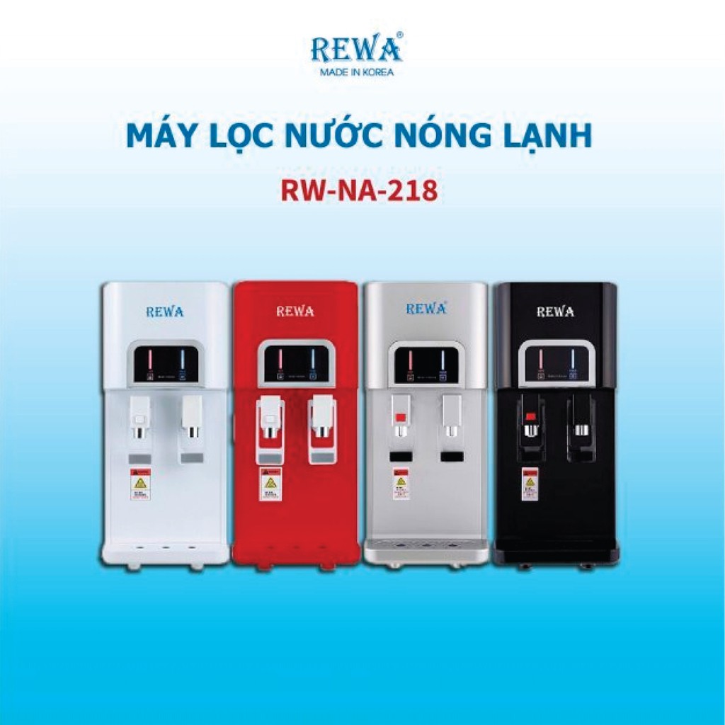 Máy lọc nước nóng lạnh để bàn Rewa RW-NA-218