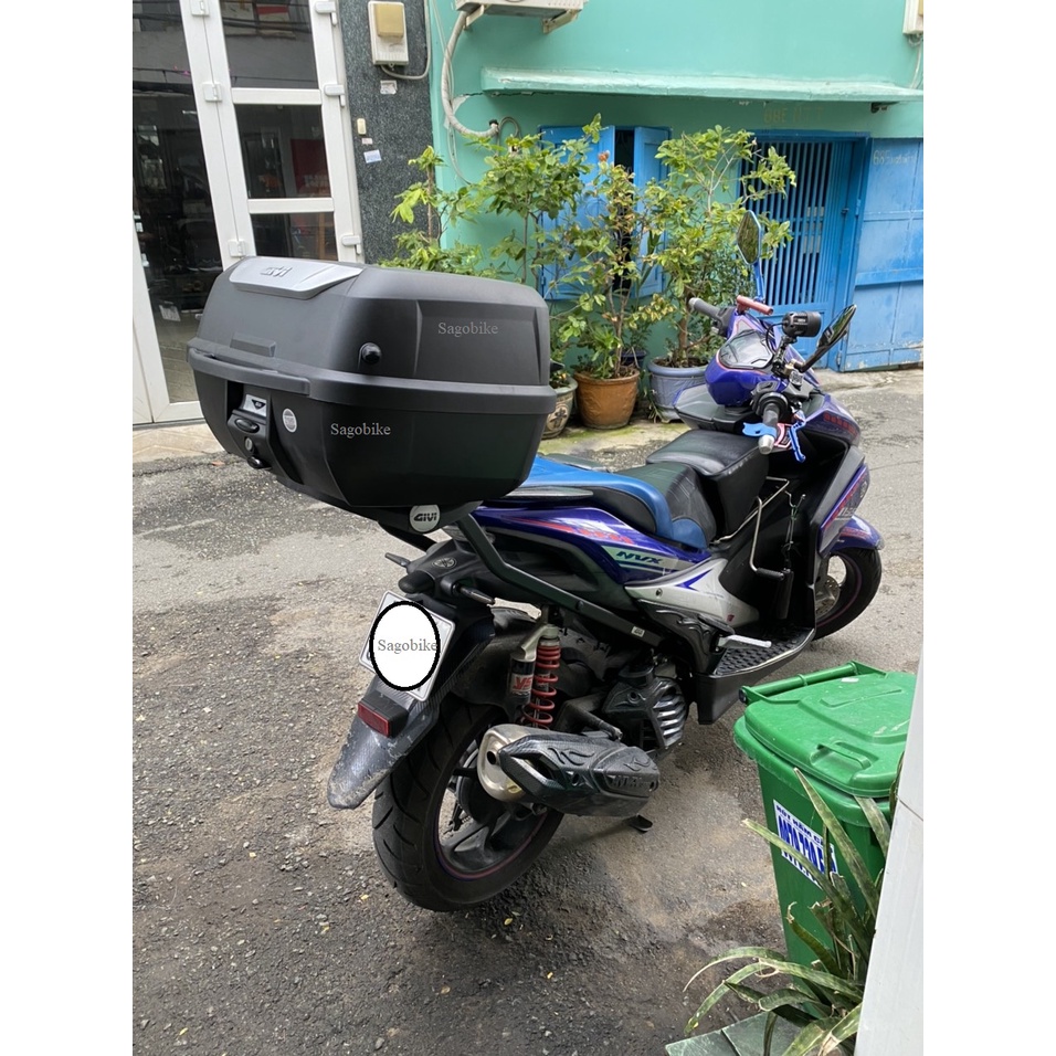 Thùng xe NVX, thùng Givi E43NTL_ADV, baga SRV NVX 155, hàng Givi chính hãng, bảo hành 2 năm.