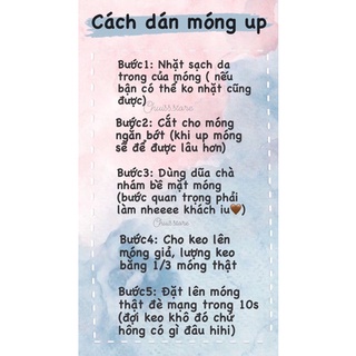 Nail box- móng up thiết kế trắng tim