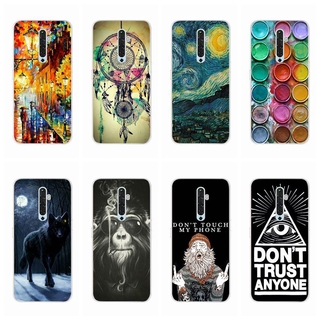 Oppo Reno 2F 2Z Phone Case Cover Oppo Reno2 F Soft Case Shockproof Bumper Printed Cool Casing Reno 2F Back Cover