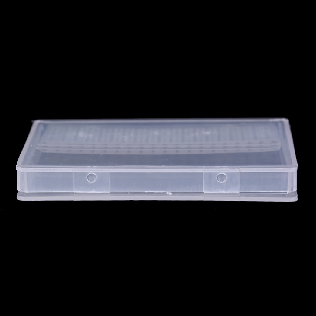 Hộp Nhựa 20 Lỗ Đựng Đầu Mài Móng Tay 3 / 32 &quot;bits