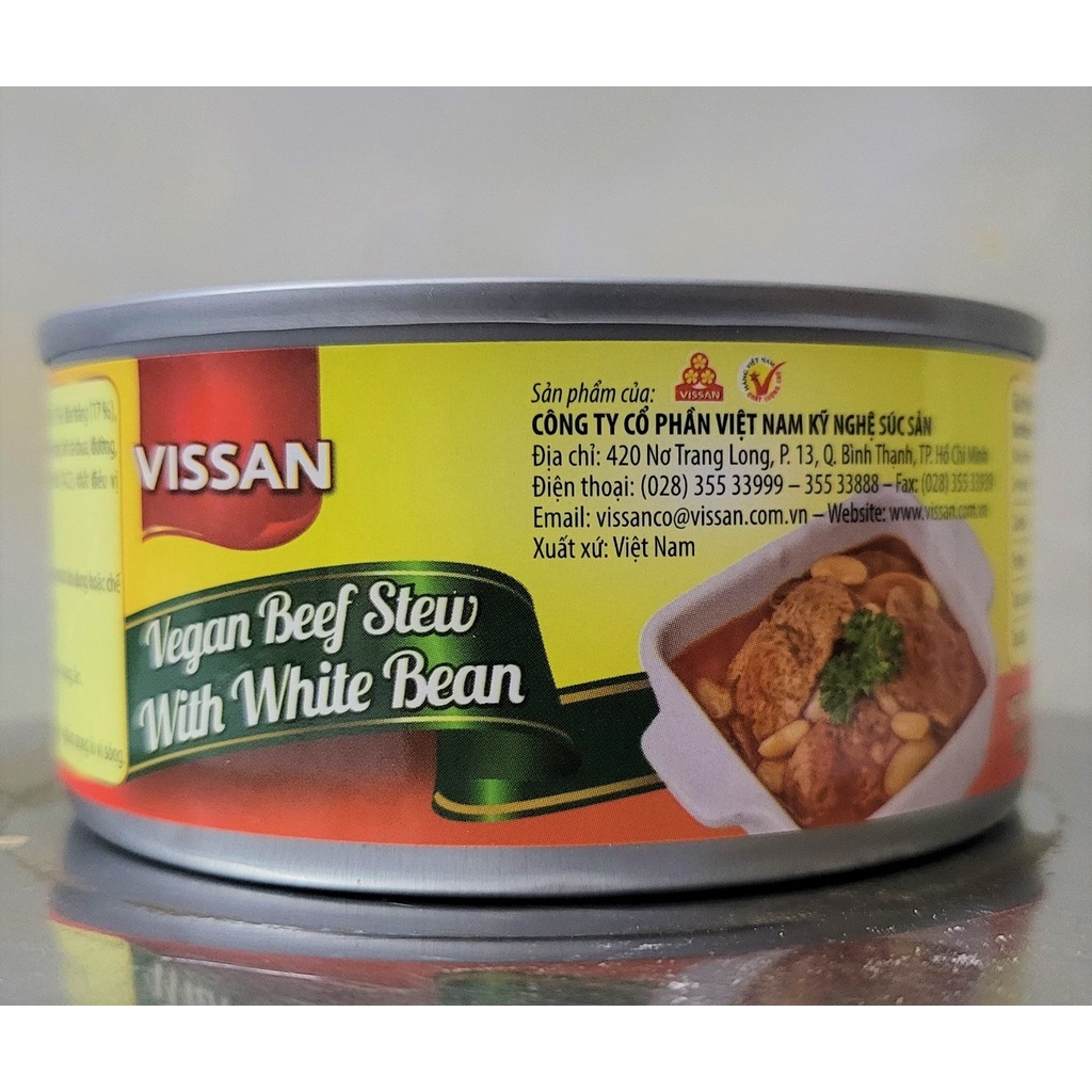 BÒ NẤU ĐẬU CHAY  VISSAN Vegan Beef Stew with White Bean
