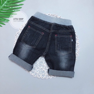 Quần short jean bé trai
