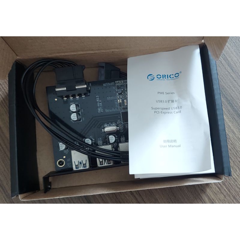 Card chuyển đổi PCI-E ra 4 cổng USB 3.0 Orico PME-4U - HB10