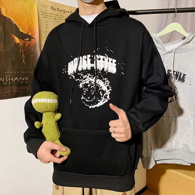 Áo hoodie thiết kế tay dài M-2Xl phong cách năng động cho nam | BigBuy360 - bigbuy360.vn