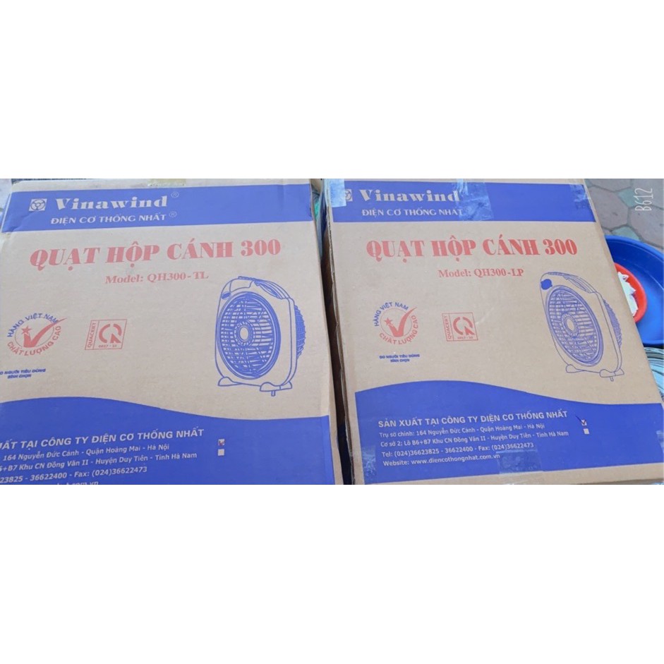 QUẠT HỘP QUẠT TẢN CÁNH 300 ĐIỆN CƠ THỐNG NHẤT VINAWIND QH300LP TL- QUẠT TẢN GIÓ