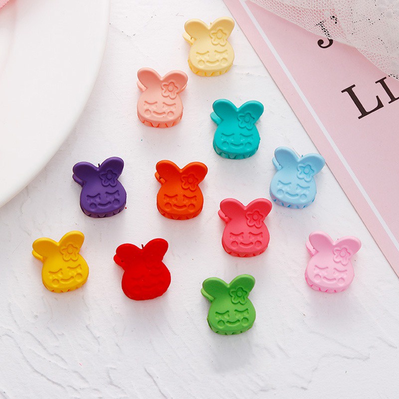 Set 10 kẹp tóc họa tiết hoạt hình dễ thương cho bé gái