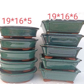 combo 10 chậu men hoả biến