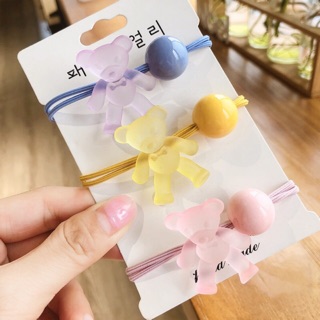 Cột tóc gấu hàn quốc