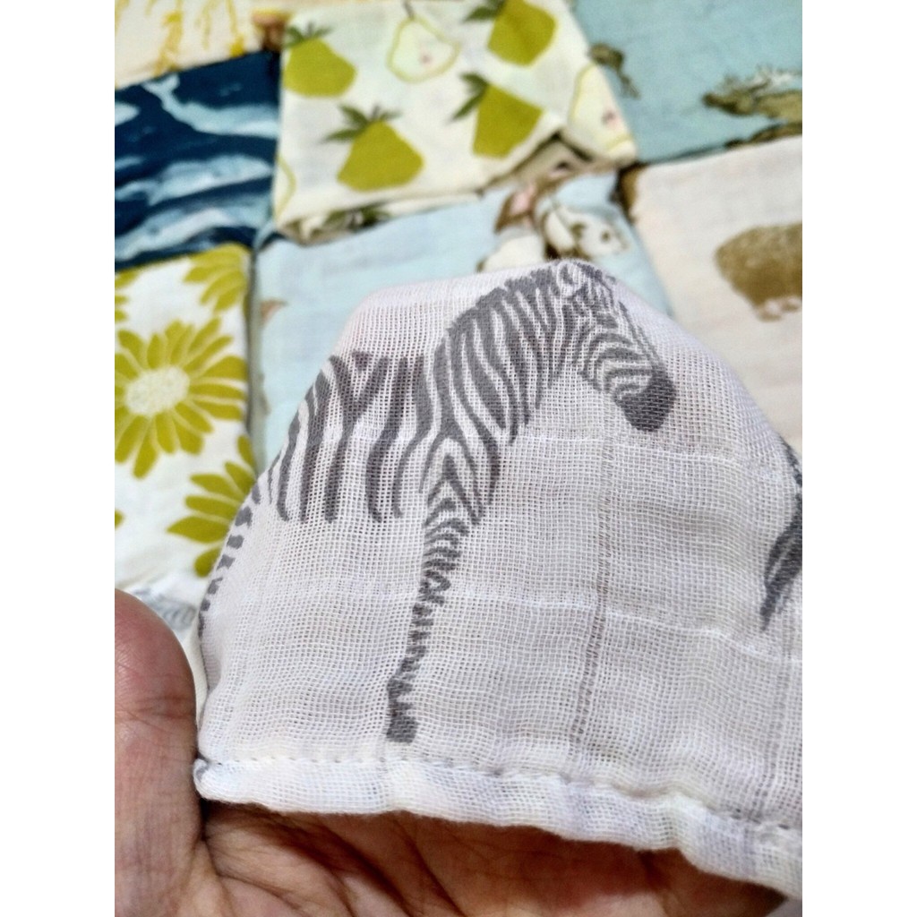 Khăn tắm/ chăn quấn bé Aden sợi tre 2 lớp MUSLIN TREE  siêu êm siêu rút mồ hôi cho trẻ từ sơ sinh - NANA SHOP MOMY BABY