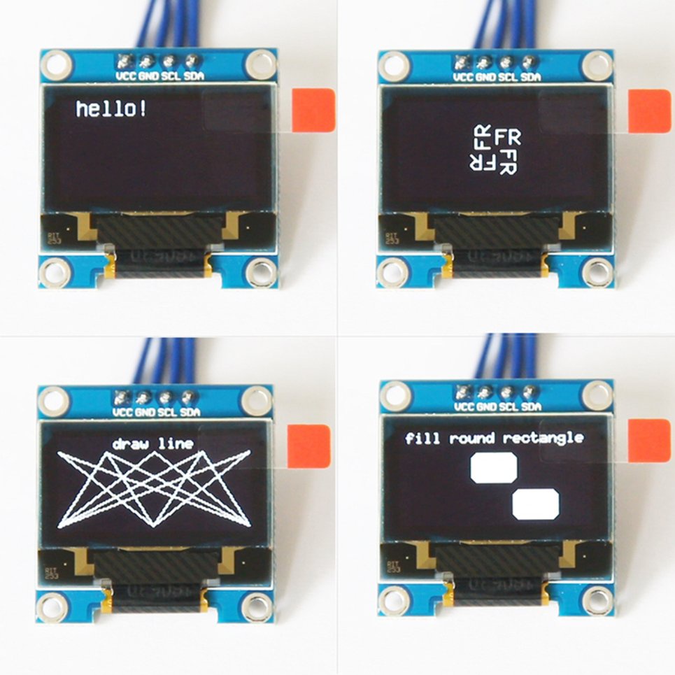 1 mô đun hiển thị màn hình LCD màu trắng D8 0.96 Inch 128*64 | BigBuy360 - bigbuy360.vn