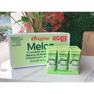 Lẻ 1 chai sữa dưa gang và chuối binggrae Hàn Quốc