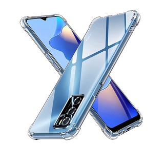 Ốp lưng Oppo A16 A16K A3S A5S A1K A5 A9 2020 A12 A7 A55 A74 A91 A93 Silicone Trong suốt Chống sốc