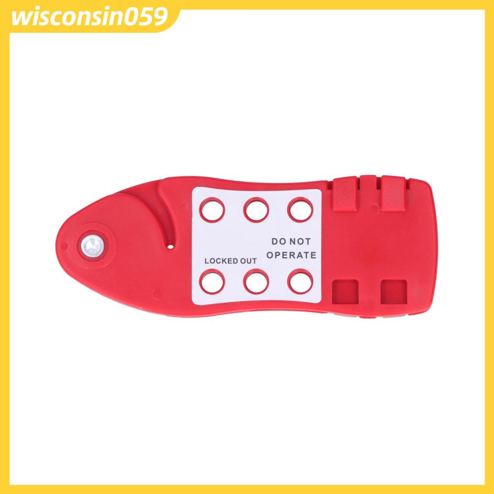 Wisconsin059 Cable Lockout Portable Wear Resistant High Temperature Resistance Nylon Security Lock