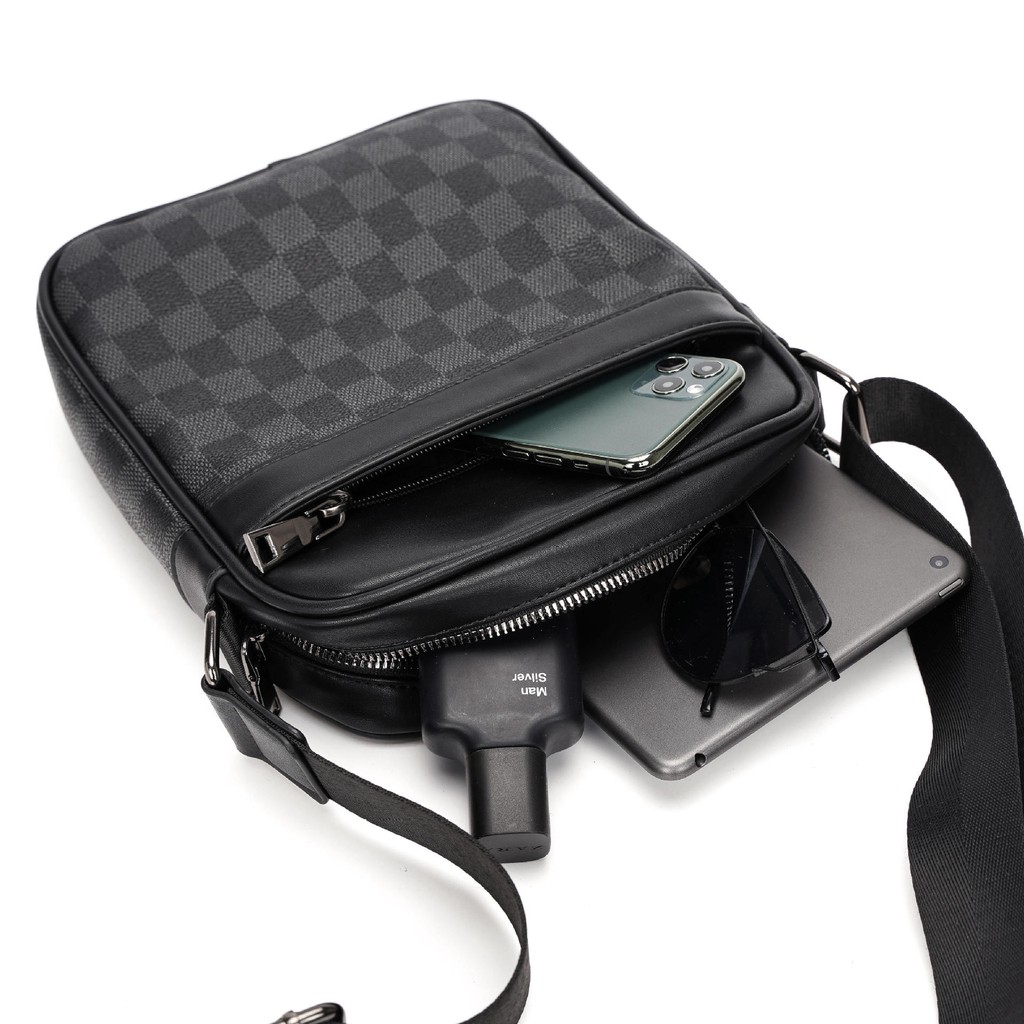 Túi Nam Nữ Đeo Chéo Đựng Vừa Ipad Túi Nam Đi Học Sinh Viên Ưa Dùng Dáng Thời Trang Tiện Lợi Túi Xách Nam Túi Da | BigBuy360 - bigbuy360.vn