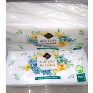 KHĂN GIẤY RÚT CAO CẤP 100 TỜ VINMART HOME 2 LỚP