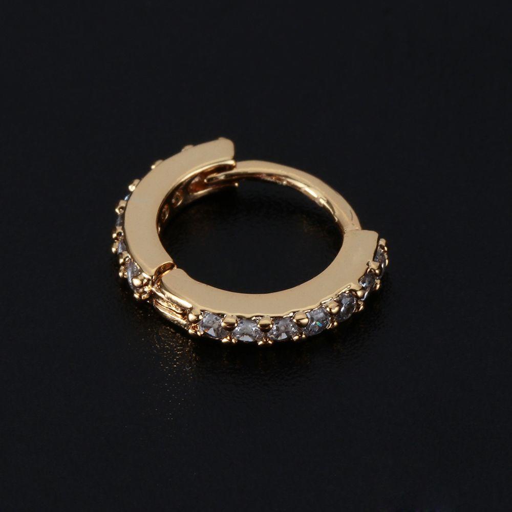 1 Khuyên Mũi CZ Đeo Sụn Vành Tai Phong Cách Punk