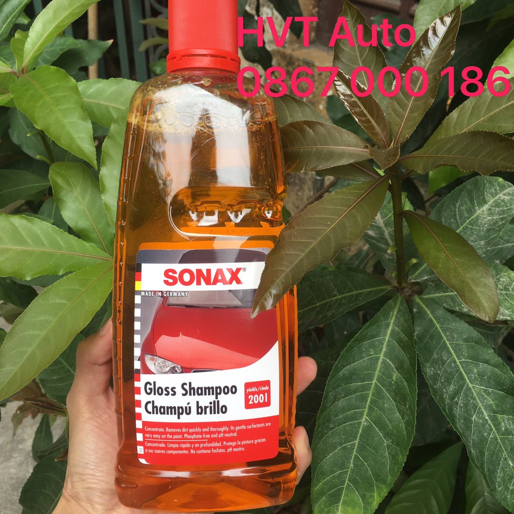 Nước rửa xe đậm đặc, Sonax Gloss Shampoo 1000ml 314300