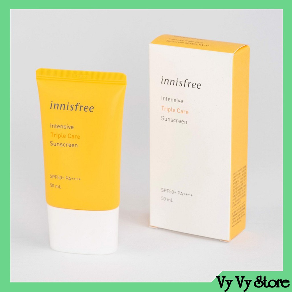 [MẪU MỚI] Kem Chống Nắng Innisfree Triple Shield - Lâu Trôi, Kiềm Dầu, Điều Chỉnh Tông Da SPF 50+ PA+++