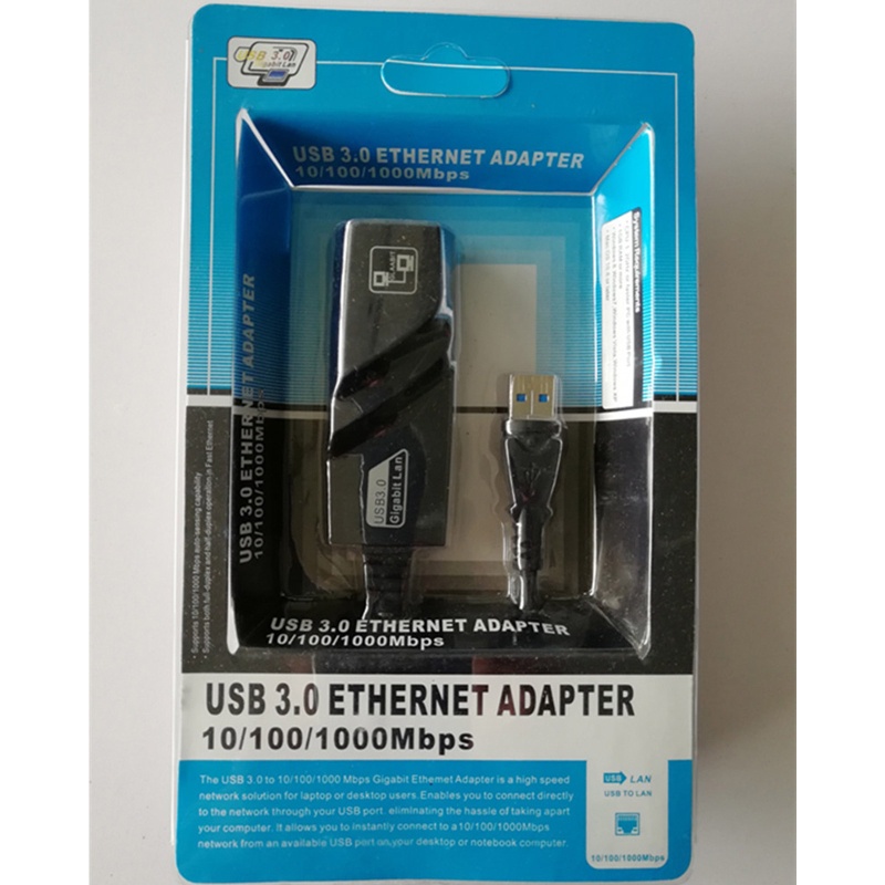 Thẻ Mạng Máy Tính Alli 10 100 1000Mbps USB 3 0 Sang RJ45