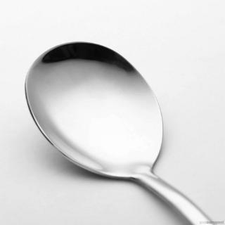 2Pcs / Set Stainless Steel Dinnerware Set Cutlery Salad Spoon Tableware Kitchen Accessories