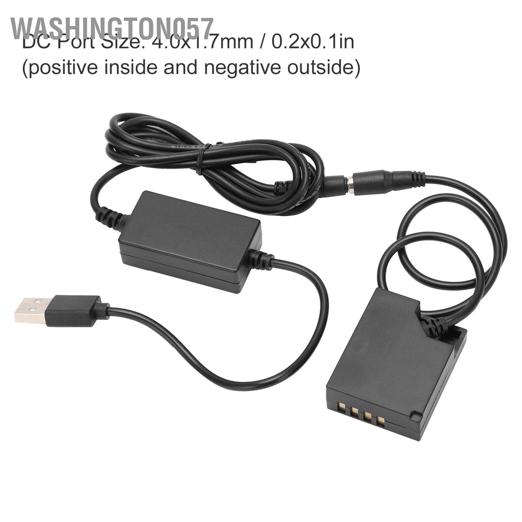 Có thể bán buôn Bộ chuyển đổi nguồn DC Coupler Pin giả NP ‑ W126 với Cáp ổ USB cho Fujifilm XT2 XT3 XT20 XH1 X100F Washington057Hàng giao ngay
