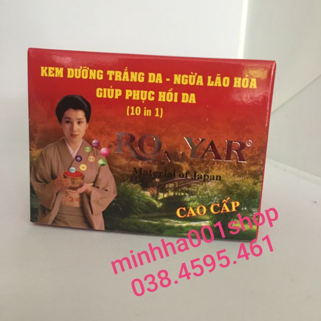 Kem dưỡng trắng da phục hồi 10 tác dụng ( 10 in 1) romiyar