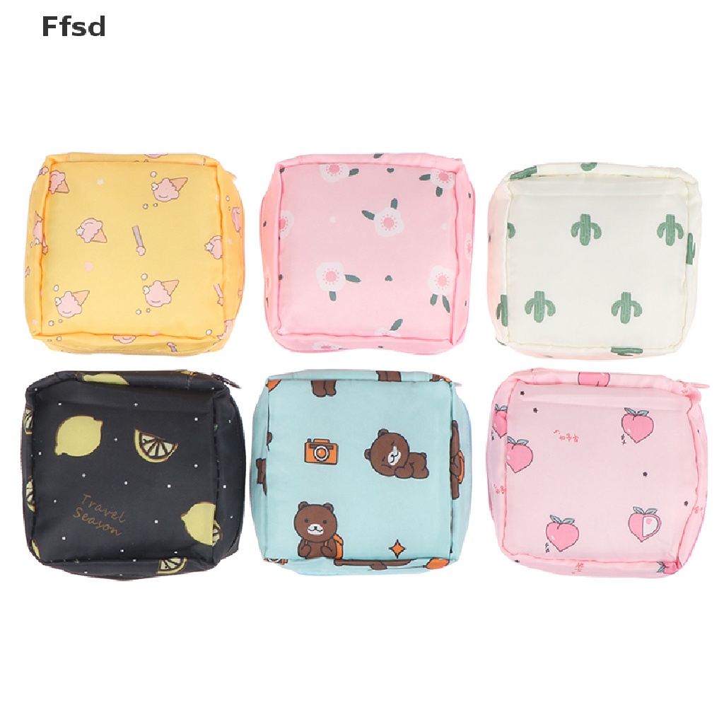 {Ffsd} Túi Đựng Đồ Trang Điểm Tampon Di Động Dễ Thương * Bán Chạy