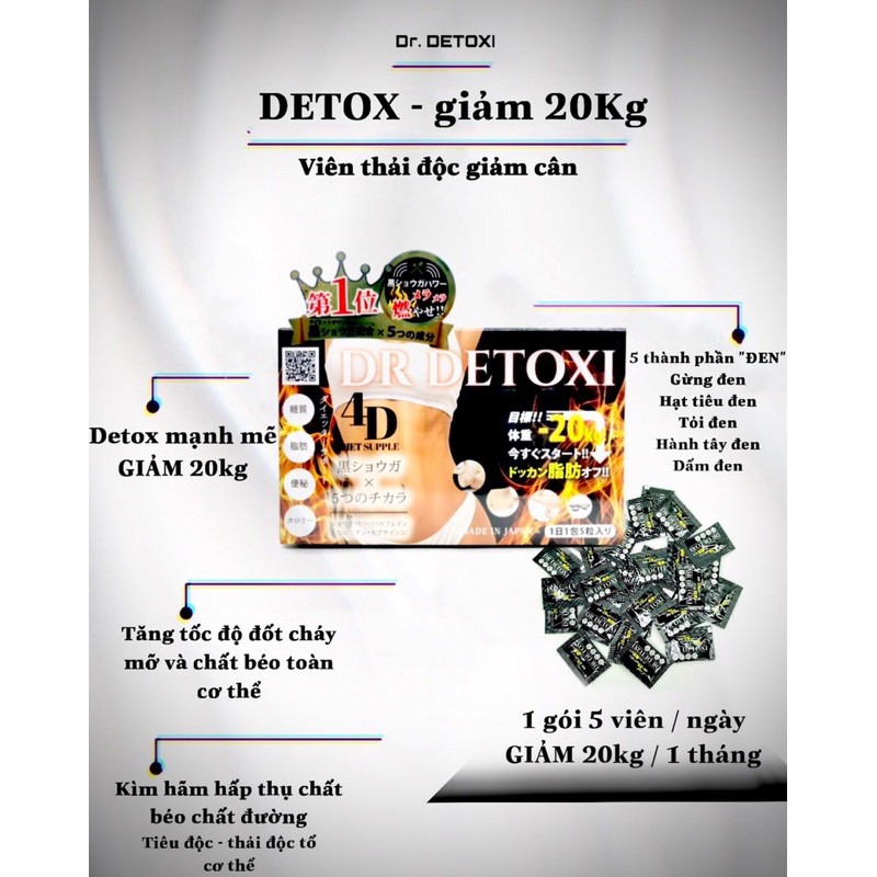 Thải độc giảm cân Dr.detoxi