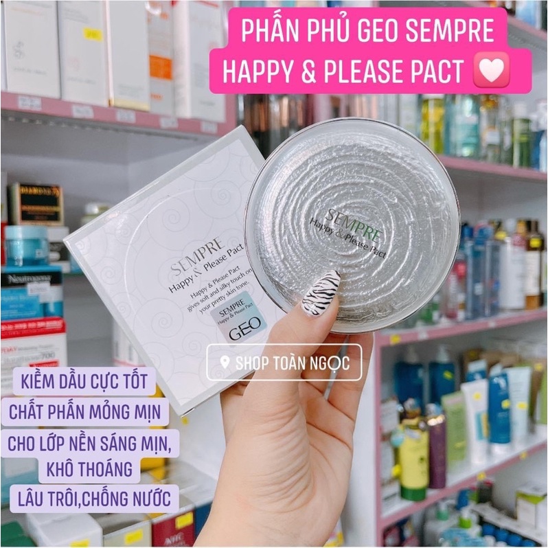 Phấn Phủ GEO SEMPRE Happy & Please Pact