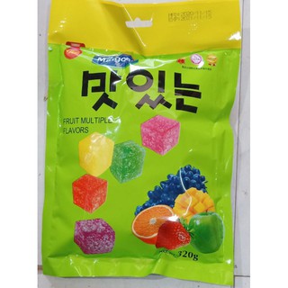Kẹo dẻo Gummy sắc mầu trái cây Hàn Quốc 320g