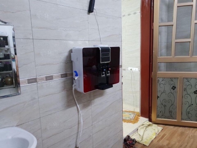 MÁY LỌC NƯỚC RO TREO TƯỜNG 5 CẤP NÓNG NGUỘI  có video trực tiếp