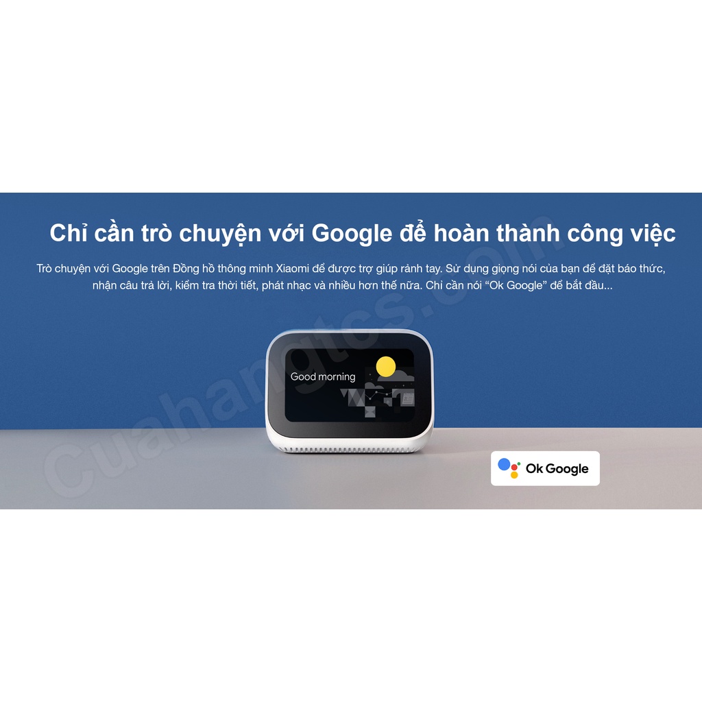 Loa thông minh google Mi Smart Clock bản Quốc Tế