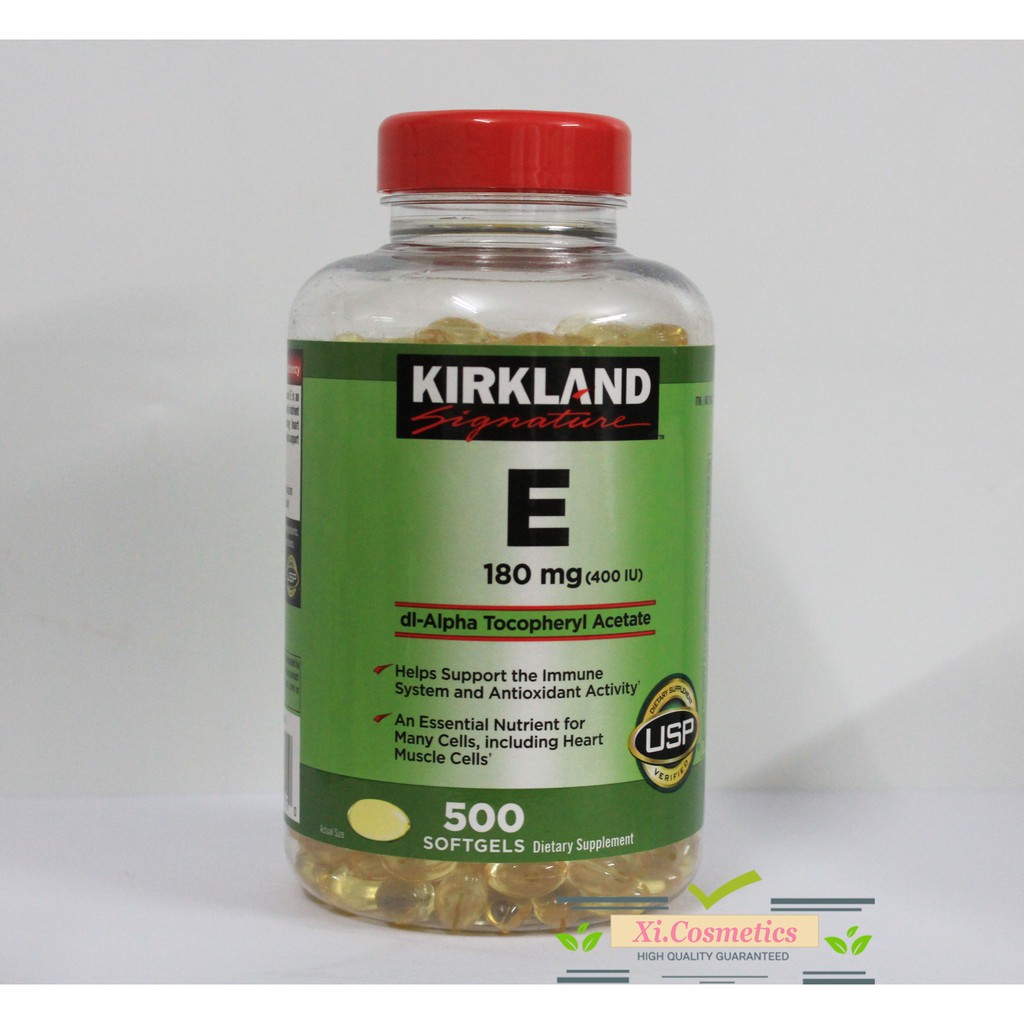 Viên uống Vitamin E 400 IU 500 Viên Kirkland