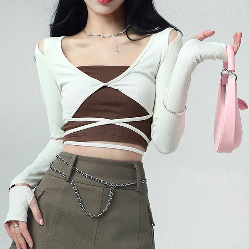 Set Áo Khoác Cardigan Họa Tiết Sọc Caro + Áo Thun Không Tay + Quần Ngắn Thời Trang Cho Nữ