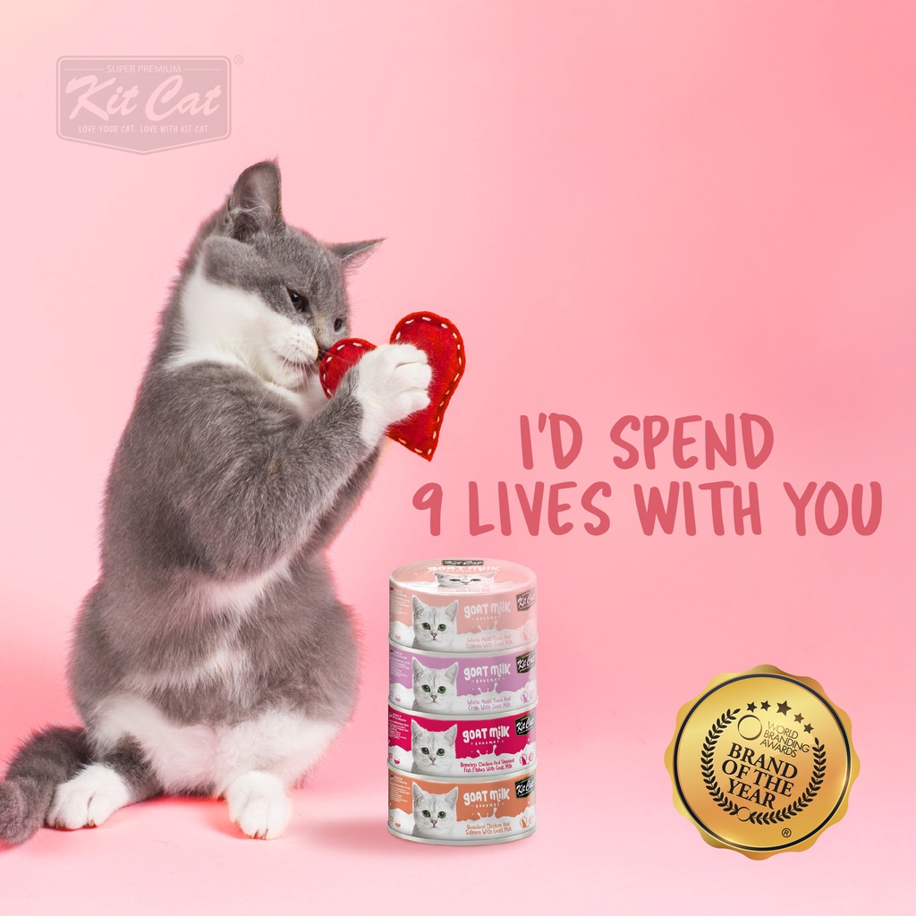 PATE KITCAT GOAT MILK CHO MÈO