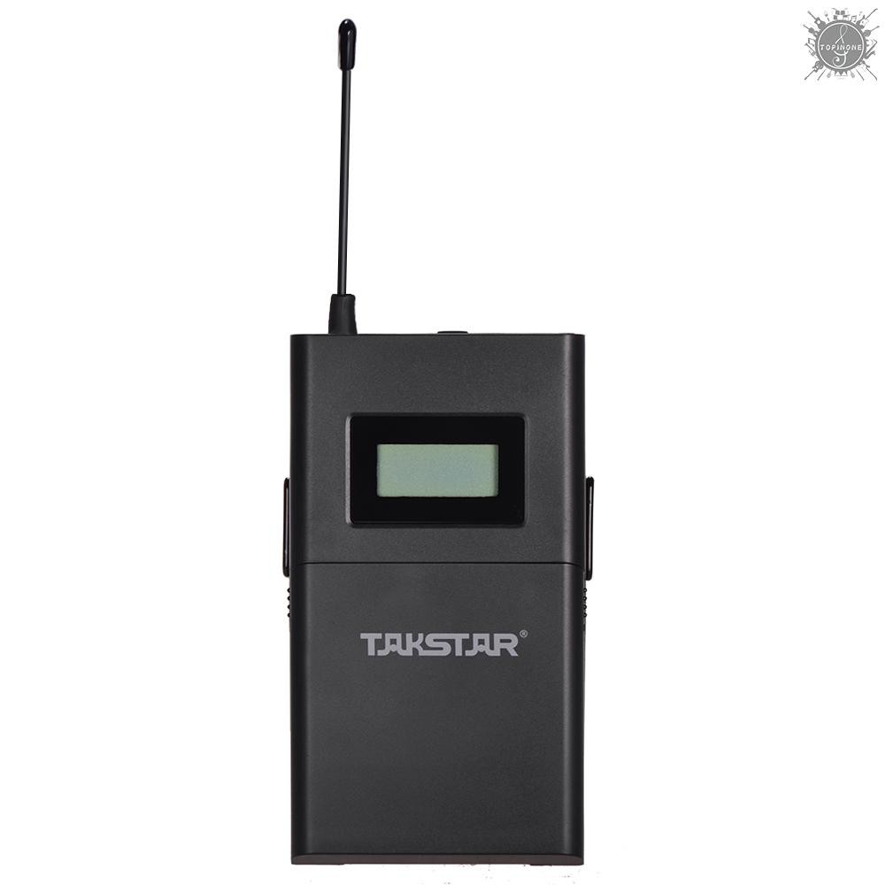 Bộ Thiết Bị Truyền Nhận Tín Hiệu Âm Thanh Trong Tai Không Dây Lcd 6 Kênh Takstar Wpm-200 Uhf 50m